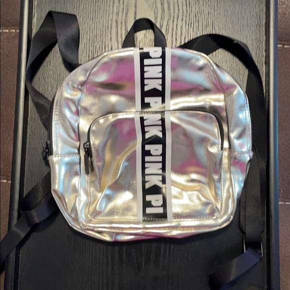 PINK Victoria's Secret Handbags - 3/$25 PINK light gold mini backpack❣️